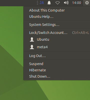 Ubuntu18.04 Vultr（MATE）の文字化け修正-Shut Downをクリック