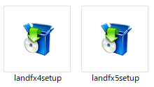 LandFXデモ口座開設-MT4の場合は「landfx4setup」、MT5の場合は「landfx5setup」